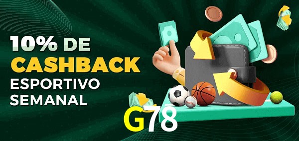 10% de bônus de cashback na G78